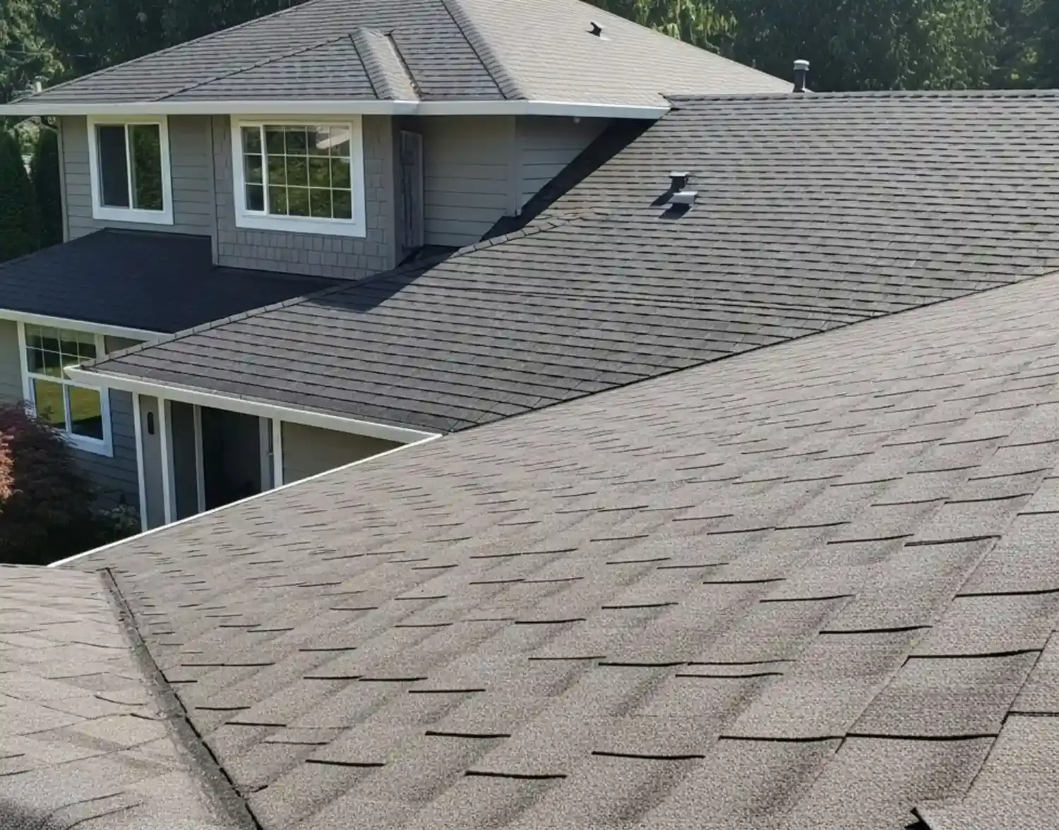 A stain free and cleaned shiny roof