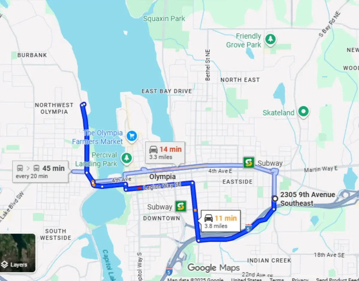 We are just 11 minutes away from West Bay Drive.