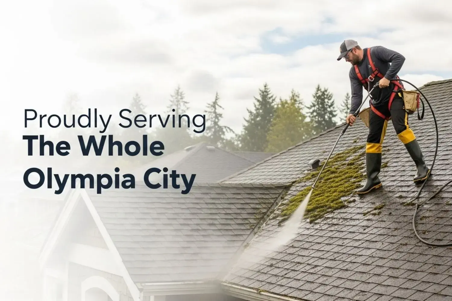 Cleaning Roof in Olynpia City